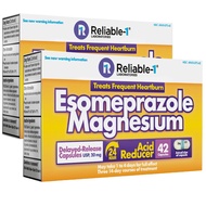 Esomeprazole 2-Pack - Magnesium Delayed Release Acid Reducer 20Mg Capsules for Frequent Heartburn Re