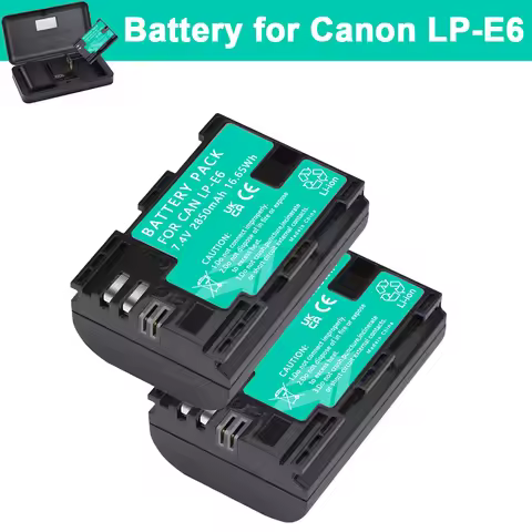 LP E6 LPE6 LP-E6 LP-E6N Battery For Canon EOS 5DS R 5D Mark II 5D Mark III 6D 7D 80D 90D EOS 5DS R +