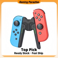 Ready Stock Aolion Nintendo Switch Joy-Con Charging Station Comfort Grip Play While Charging LED Ind