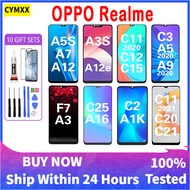 For OPPO A5S Ax5s A7 A7n A11K A12 A12s Realme 3 Realme 3i LCD Display Screen With Frame