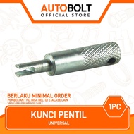 PARTY Universal Valve Cap Wrench Valve Opener Key for All Types of Motorcycle Car Bicycle Tires 2in1