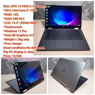 DELL XPS 13 9365 2-in-1(slim) *CPU: Intel Core i7-7Y75