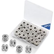 29 Keping Bobbin Logam untuk Mesin Jahit – Saiz Kelas 15, Serasi dengan Singer, Brother, Janome, Ber