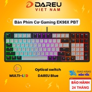 DAREU EK98X PBT BLACK-GREY Gaming OPTICAL Mechanical Keyboard (WATERPROOF, OPTICAL sw, MULTI LED)