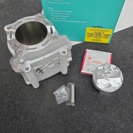 Hipower Racing Yamaha Lc135 / Y15ZR Racing Ceramic Block Set 68mm +10mm Forged piston 68mm Body +7mm