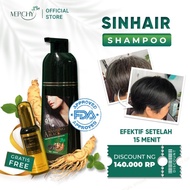 ready Hair color shampoo penghitam rambut uban Sin Hair shampoo jepang