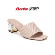 Bata บาจา รองเท้าส้นสูง รองเท้าลำลองน่ารัก รองเท้าส้นเตี้ย รองเท้ามีส้น สูง 2 นิ้ว สำหรับผู้หญิง รุ่น Susi สีชมพู 7615880