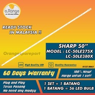 LC-50LE275X / LC-50LE380X SHARP 50" LED TV BACKLIGHT (LAMPU TV) SHARP 50 INCH LED TV LC50LE275 50LE2