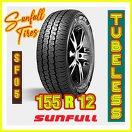 ✌ ❏ ◙ 155r12 Sunfull Tire for Multicab, Bongo Rear Tire, & Tricycle Sidewheel