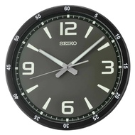 [𝐏𝐎𝐖𝐄𝐑𝐌𝐀𝐓𝐈𝐂] Seiko QXA809K QXA809 Gray Dial Round Wall Clock