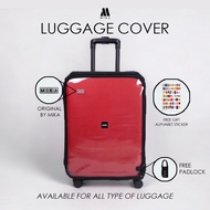 Mika | Transparent MIKA SUITcase COVER LUGGAGE COVER VOJA EXPAND SUITcase CABIN LUGGAGE 18INCH 20INC