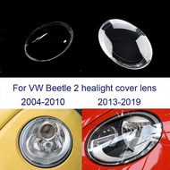 For Volkswagen VW Beetle 2004-2010 2013-2019 Headlight Shell Headlight Cover  Lampshade Plexiglass L