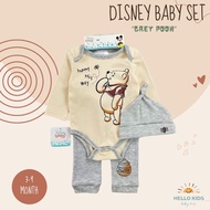 HELLOO KIDS d*sne* baby set 3in1 / hat long pants / gift set / baby gift / birth gift / baby girl bo