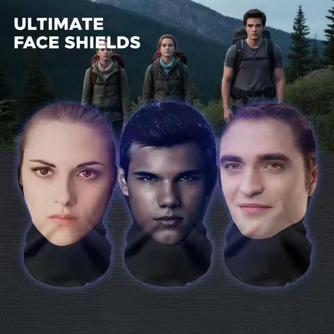 3D Printed Seamless Mask Head Cover with Ronaldo Pattern John Pork Smiling Design UV Protection Cosp