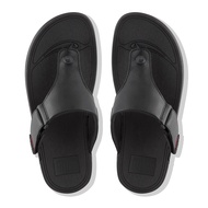 FITFLOP TRAKK II รองเท้าแตะแบบหูหนีบผู้ชาย รองเท้าแตะ รองเท้าผู้ชาย Black/Blue รองเท้าfifflopแท้ Adjustable men sandals【วัสดุกันน้ำ】
