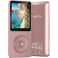 AGPTEK A02PL 64GB MP3 Player, 70 Hours Playback Lossless Sound Music Player, Supports up to 128GB(Ro