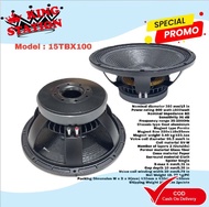 SPEAKER B&C 15TBX100 / 15 TBX100 15 INCH KOMPONEN LOW SUB GRADE A