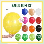 18 Inch DOFF Latex Balloon 18 Inch Latex Balloon/