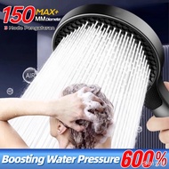 TSONG #086-A 【9TH generation】Pressurized Hand Shower Head Bathroom Shower Head Set 150mm Large Panel