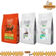 Belif SmartCare Premium Cat Dry Food 18KG For All Breeds - Cat Food / Pet Food / Cat Dry Food / Maka
