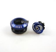 【布魯斯】全新 TOKEN OMEGA A3 隱藏式培林式頭碗組 1-1/8" 28.6mm 藍色