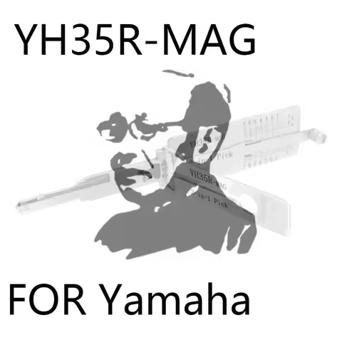 Lishi 2-In-1 LOCKSMITH TOOL YH35R MAG Extended Pick FOR Yamaha FJR1300 2003-2022 FOR Yamaha FZ1 2001