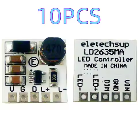 LD2635MA 10X mini dc 5-27v 350ma step-down hb led driver module adjustable pwm controller dc-dc buck