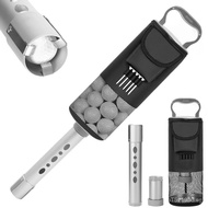 Ball Pickup Tube golf New Cross-Border Detachable Aluminum Tube Golf Three-Section Ball Picker Model
