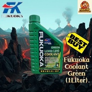 Fukuoka Long Life Coolant GREEN 1Liter - Proton, Perodua, Honda, Toyota, Hyundai, Mitsubishi, Mazda