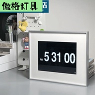 K-88/电子相框平板电脑装裱旧物改造数字时钟画框定制 白色 定制 UNCP