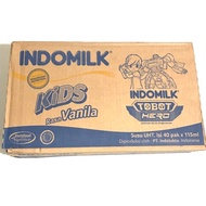 Susu Indomilk Kids Vanila 1 Dus 40 Pcs 115ml 115 ml - UHT Kecil Murah