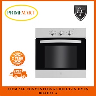 EF BOAE62 A 56L 60CM CONVENTIONAL BUILT-IN OVEN - 2 YEARS WARRANTY