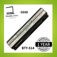 MSI GE60 GE70 GP60 GP70 CR41 CX61 CR70 CR650 FR620 FR700 FX400 FX420 FX600 BTY-S14 BTY-S15 MS-1759 L