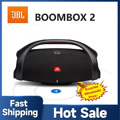 JBL Boombox 2 Portable Wireless Bluetooth Speaker Boombox Waterproof Loudspeaker Dynamics Music Subw