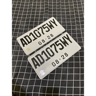 JDM Car Plate Font FE Old Font/