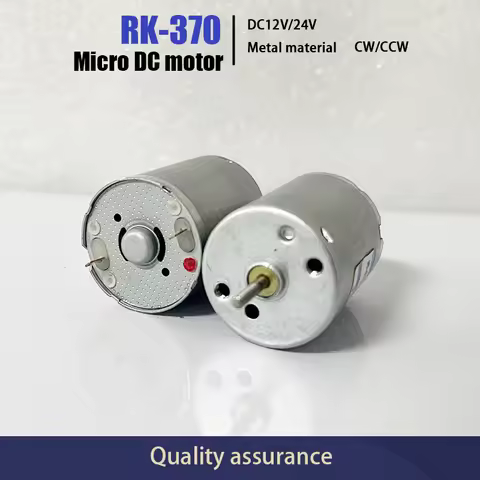 1PCS RK-370 DC Deceleration Motor High Power High Speed DC Motor 6V 12V 24V 6000RPM 8500RPM Speed Ad