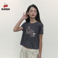 [KIRSH] เสื้อยืดลาย BOUQUET GIRL GRAPHIC ฉัน24SS