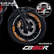 Cutting STICKER Rims CB150R - STICKER LIS LIST Variation Tires/VELG HONDA CB150R 18