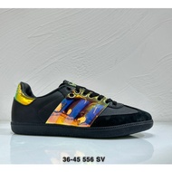 Adidas Samba "Black Pulse Yellow" Sports Shoes Casual Board Shoes For Men&Women