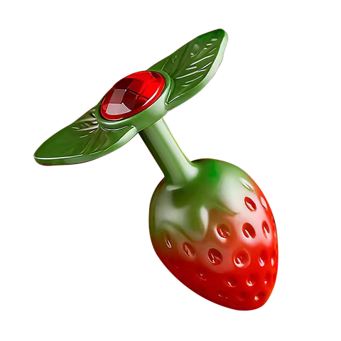 1pcs, Strawberry shaped metal anal plug, butt plug, dildos, adult women toys, adult men toys, adult 