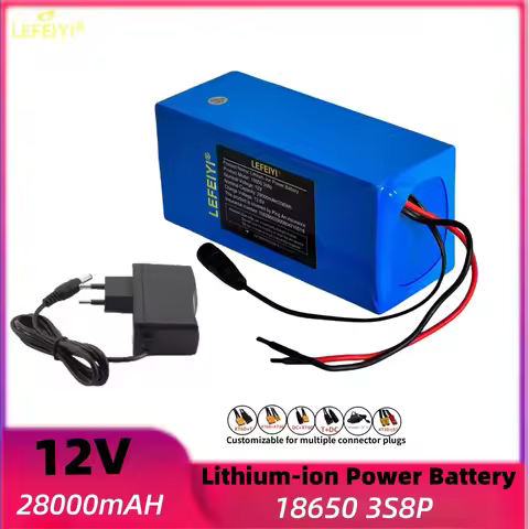 100% true capacity 3s8p 18650 battery pack 12v 28Ah 18650 lithium battery protection board 20000mAh 