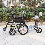 包安裝送貨-2代升級減震雙人款 、40A鋰電續航50公里-電動輪椅 老人代步車 電動折疊輪椅