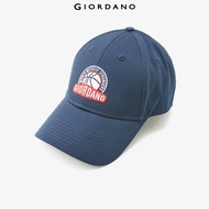 GIORDANO Men Caps 100% Cotton Brand Embroidery Adjustable Caps Breathable Eyelets Fashionable Casual