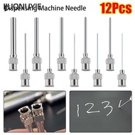 IJUONUYIE 12Pcs Industrial Glue Injection Needle, Stainless Steel Blunt Tip Dispensing|Needle, Durab