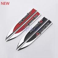 🔥Spot goods 2 x Metal Sports Logo Side Fender Emblem Sticker Auto Truck