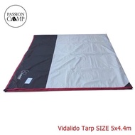 Vidalido ฟลายชีททาร์ป ทรงสี่เหลี่ยมผืนผ้า (Size S 4x3m) (Size M 5x4.4m) By Passion Camp