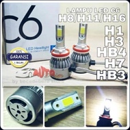 Turbo Car LED Lights C6 - H1 H3 H7 H8 H11 H16 HB3 HB4 HIR2 auto-d33 Good Quality