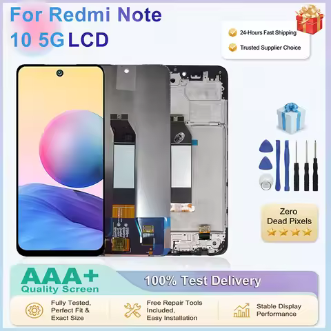 IPS LCD For Xiaomi Redmi Note 10 5G Display Replacement Parts For Redmi Note 10 5G Display 3D Touch 