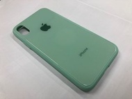 全新Apple iPhone X 糖果玻璃 淡青色 手機殼