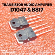 1 SET TRANSISTOR 2SD1047 2SB817 D1047 B817 1047 817 ORIGINAL KEC